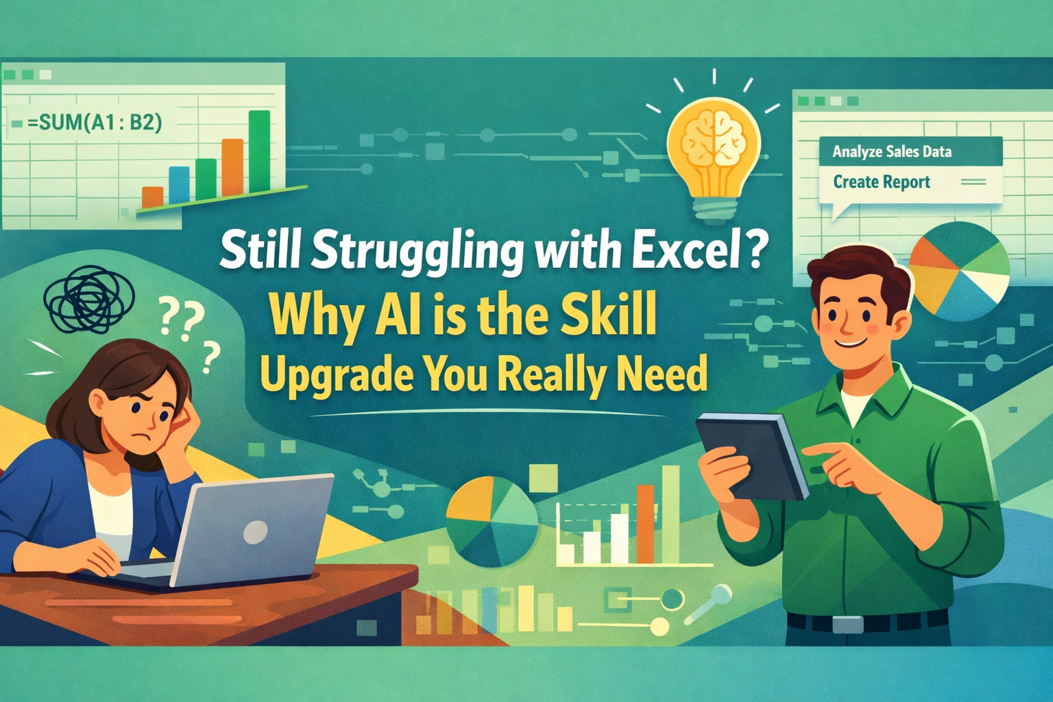 还在为 Excel 苦恼？为什么 AI 是你真正需要的技能升级