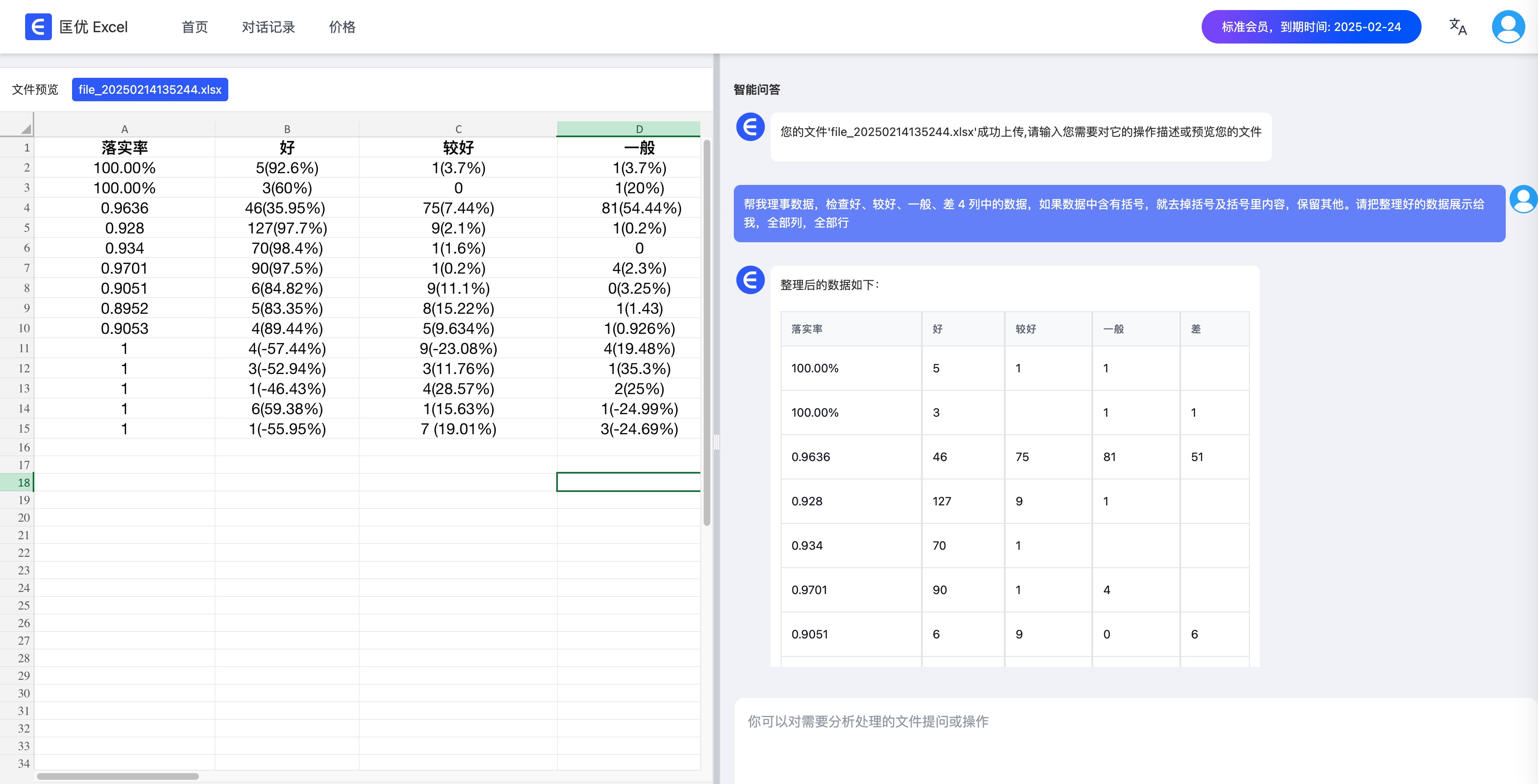 让 AI 提取数据