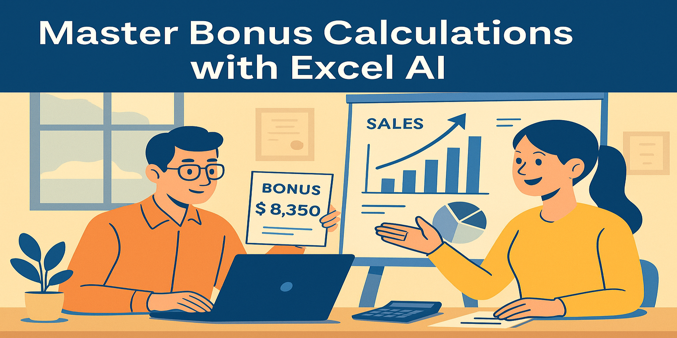 利用匡优Excel简化奖金和佣金计算