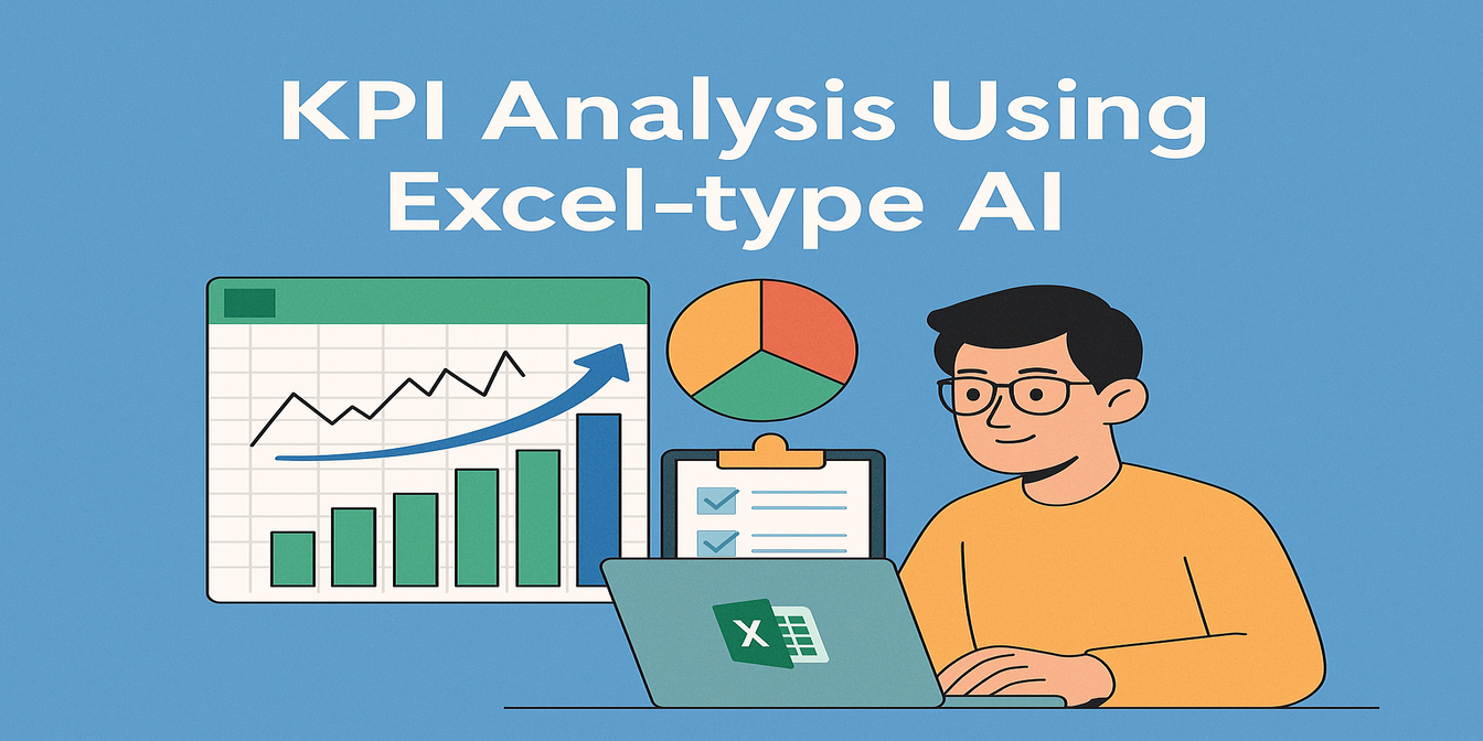 使用Excel AI轻松进行KPI指标分析：从混乱走向清晰