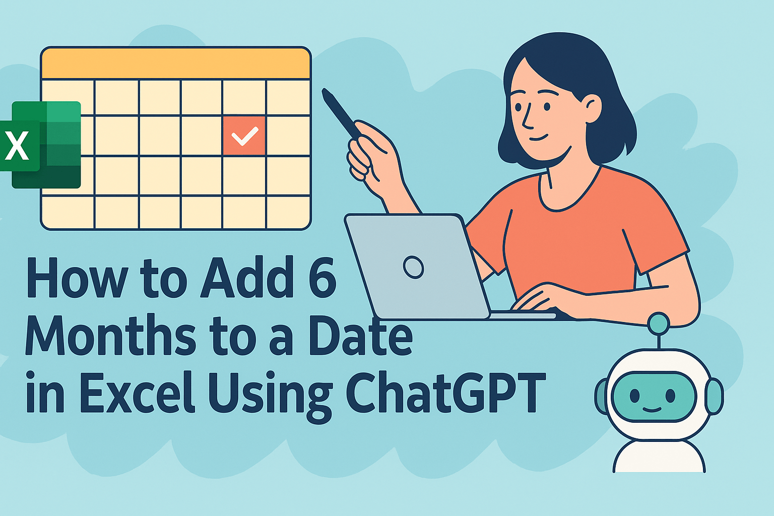 Comment ajouter 6 mois à une date dans Excel avec ChatGPT