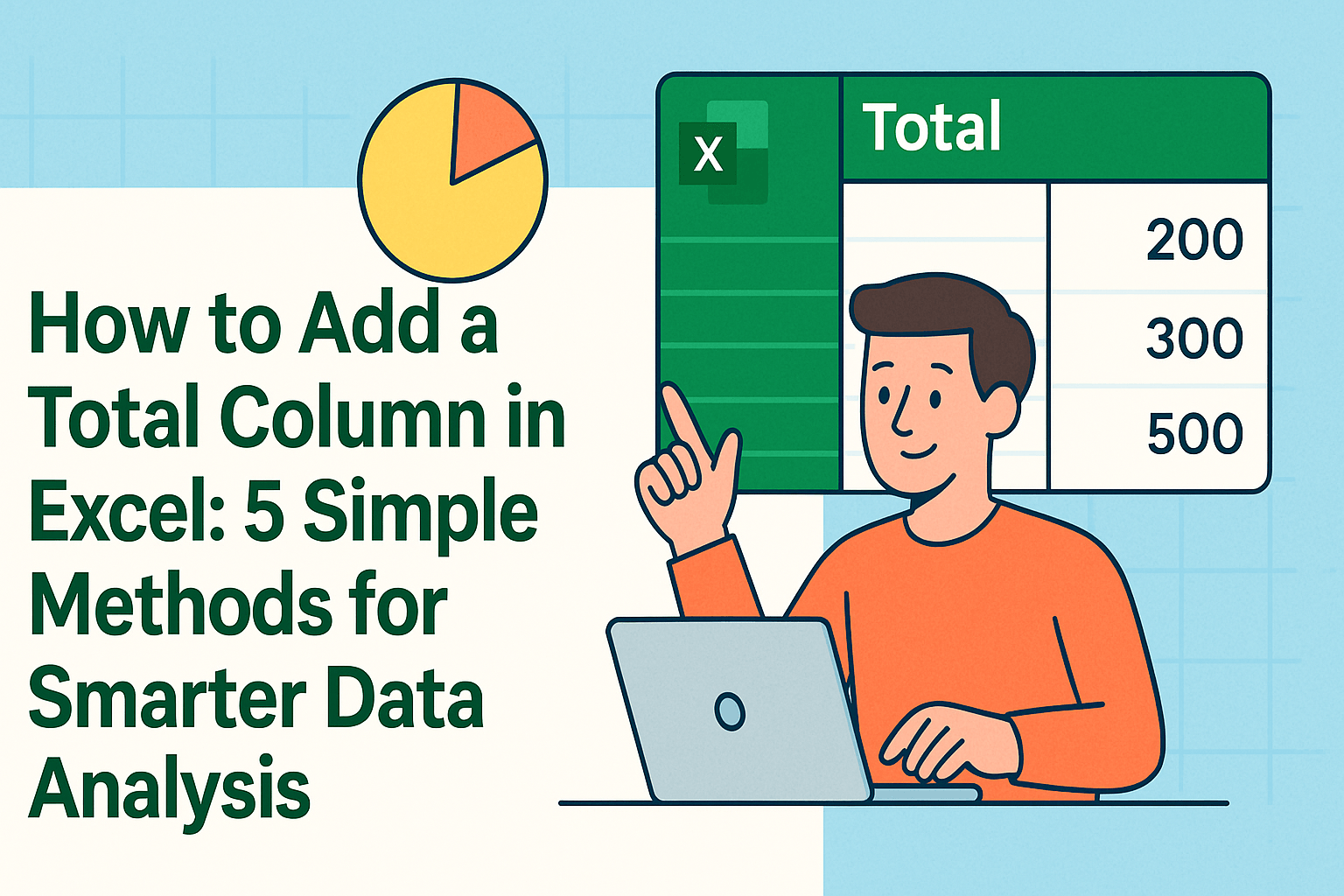 Cómo agregar una columna total en Excel: 5 métodos simples para un análisis de datos más inteligente