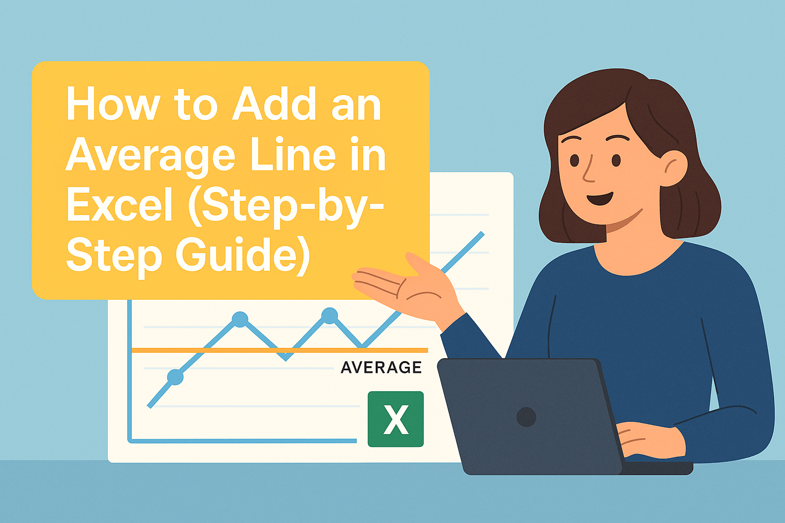 Comment ajouter une ligne de moyenne dans Excel (Guide étape par étape)
