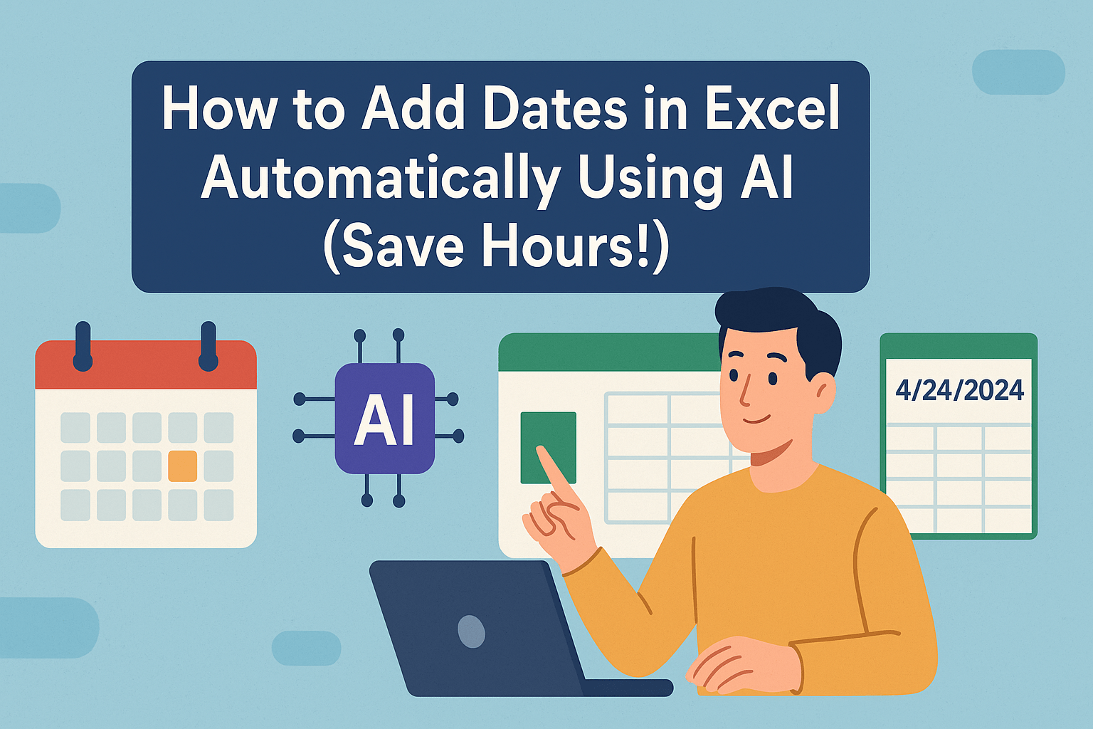 ExcelでAIを使って日付を自動入力する方法（時間を節約！）
