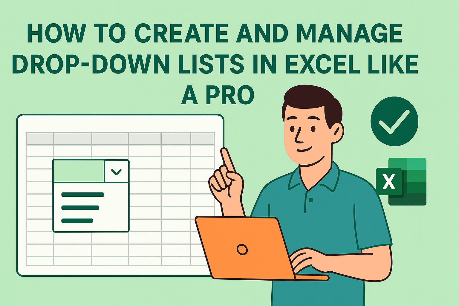 Excel에서 전문가처럼 드롭다운 목록 만들고 관리하는 방법